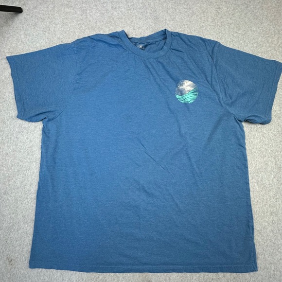 O'Neill Other - O'Neill Mens XXL Blue Heather Graphic Wave‎ Logo Short Sleeve T-Shirt